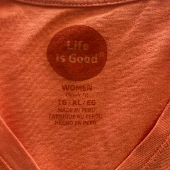Life is Good T-Shirt - Women Sz XL - Picture 4 of 5